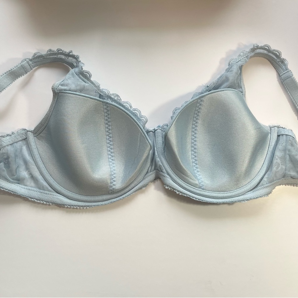 Light Blue Lace Underwire Bra - Women's Intimates - Picture 3 of 11